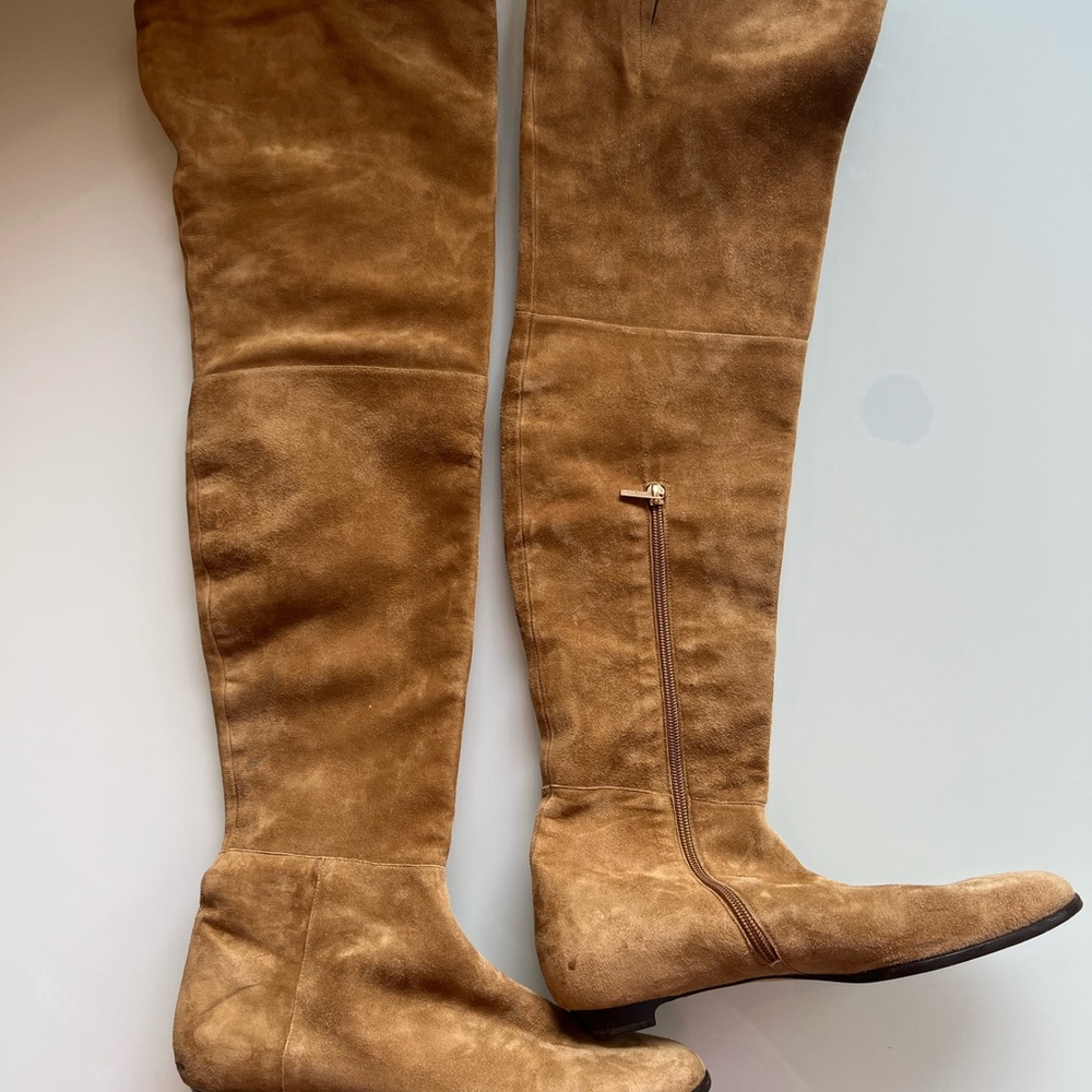Jimmy Choo Suede Over the Knee Boots
